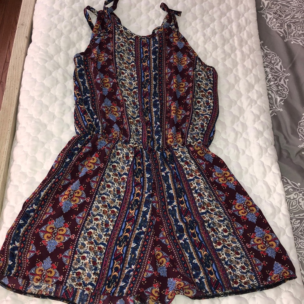 Patterned romper!